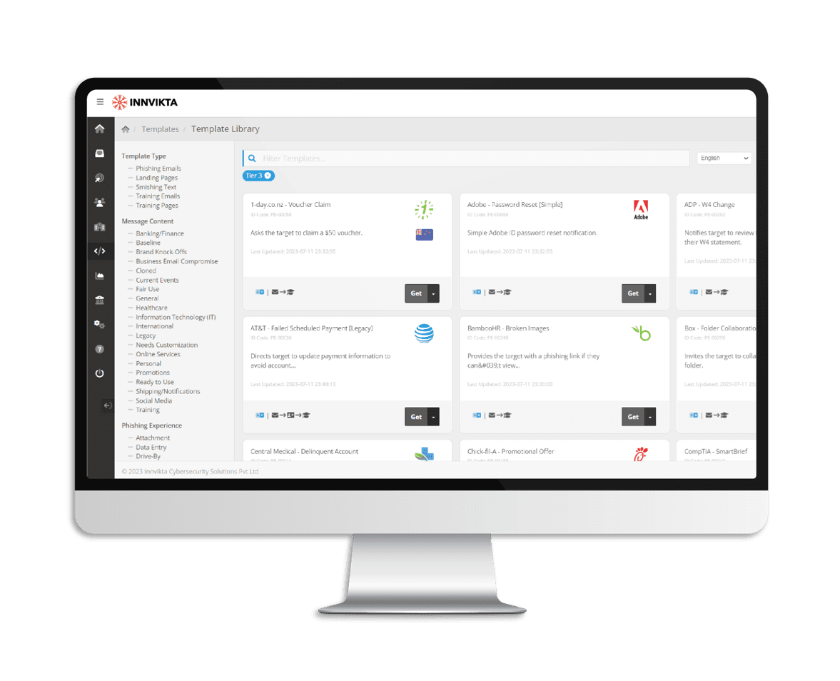 Phishing Simulator Innvikta