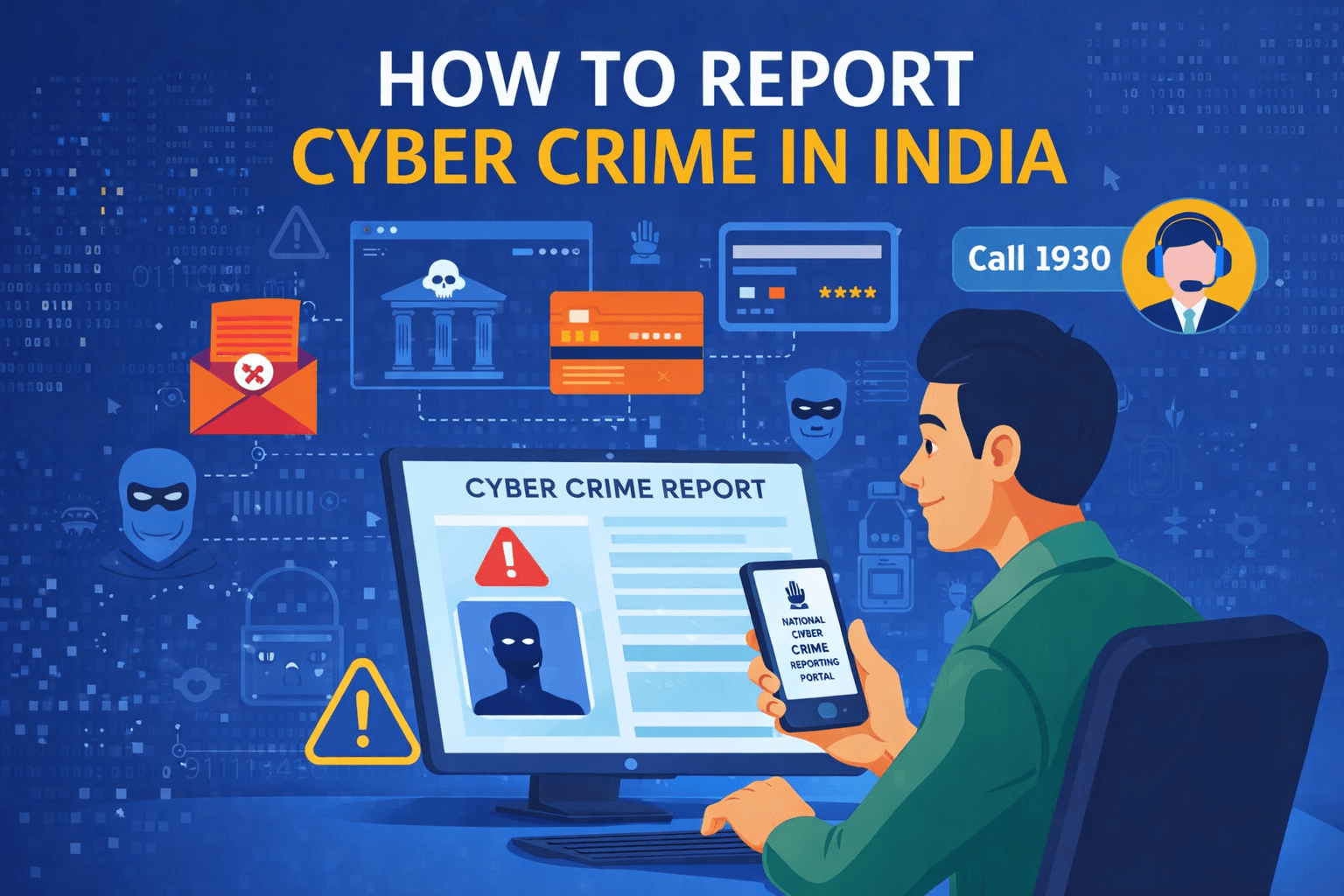 how to report cyber crime in India